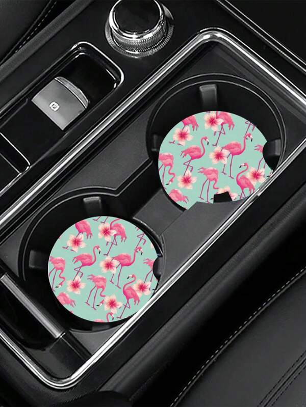 2pcs Car Cup Coasters SHEIN USA