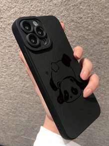 Ốp điện thoại in hình gấu trúc hoạt hình, tương thích với iPhone 15/15Pro/15Plus/15Promax, phiên bản quốc tế, không phải phiên bản nội địa. - Nhiều màu - Xem 2