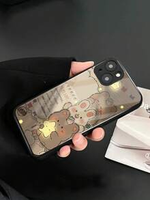 Cartoon Rabbit Print Phone Case - Multicolor - View 3
