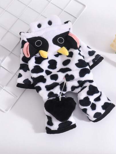 Tute design mucca animale domestico peluche