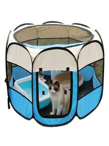 1pc Portable Random Color Pet House, Foldable Pet House For Cat, Dog For Sleeping - Multicolor - View 5