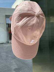 DAZY 字母刺繡棒球帽 - 粉色 - 查看 9