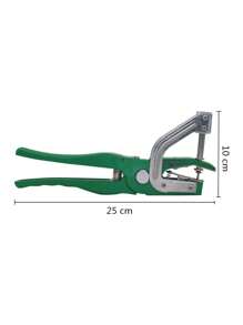 1pc Green Farm Ear Tag Clipper, Portable Easy Grip Ear Tag Clipper For Cattle, Sheep For Household - Green - View 3