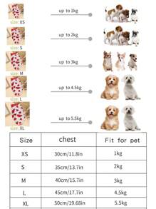 1 Chiếc Áo Vest In Hình Dưa Hấu Màu Đỏ Dễ Thương, Áo Thú Cưng Mềm Mại Và Ấm Cúng Cho Chó Và Mèo Mùa Hè - Đỏ - Xem 3