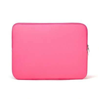 1pc Solid Color Casual Laptop Sleeve Inner Bag For 11.6/12.5/13.3/14/15.4/15.6 Inch Notebook, Laptop Bags, Portable Laptop Sleeves