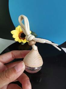 1pc Water Drop Shaped Car Perfume Bottle - Multicolor - View 5