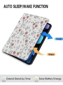 夏季1pc花紋保護殼，適用於iPad 9th Gen/iPad 10th Generation - 彩色 - 查看 5