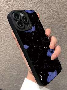 Galaxy Pattern Phone Case Compatible With iPhone15/15Plus/15Pro/15Promax - Multicolor - View 5