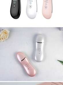 Batidor De Cara, Espátula De Piel, Limpiador De Poros, Removedor De Puntos , Herramientas De Belleza, Máquina Para Palear, Máquina De Pelar Ultrasónica, Equipo De Belleza Doméstico, Instrumento De Belleza, Para Limpieza Profunda Facial, Herramienta De Cuidado De La Piel, Suministros De Hogar Y Escuela Y Viajes - Negro - Ver 14