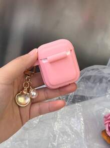 貝殼吊墜耳機殼適用於Airpods - 粉色 - 查看 2