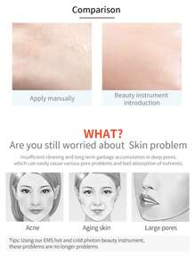 Importador de productos de belleza fríos y calientes, instrumento de belleza, dispositivo de belleza, herramienta para el cuidado de la piel - Blanco - Ver 9