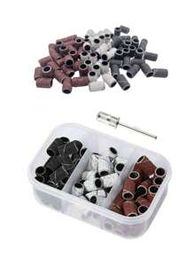 3色/套美甲打磨帶套裝，用於去除丙烯酸、死皮和拋光 - 彩色 - 查看 1