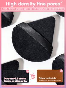 Công cụ trang điểm Bộ , 4pcs Bông phấn trang điểm & 1 Miếng Bọt biển trang điểm Bột Puff Nước Tẩy trang Tấm lót Phấn phủ dạng bột Trang điểm Applicator Đối với Trang điểm khuôn Mặt - Nhiều màu - Xem 6