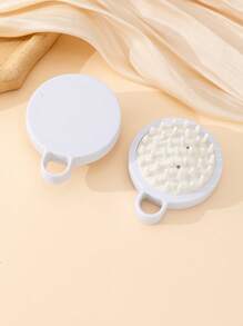 2入組矽膠洗髮按摩梳