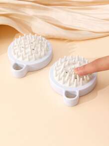 2入組矽膠洗髮按摩梳