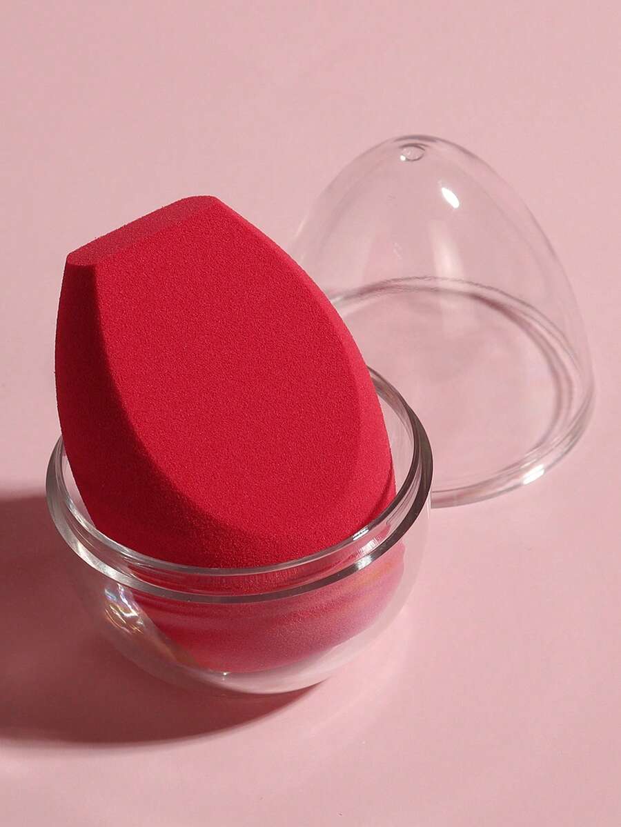 cosmetic sponge,1pc Makeup Sponge & 1pc Organizer Beauty Cosmetic Foundation Sponge Makeup Blender