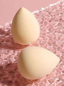 Bọt biển trang điểm , 2 Miếng Ướt Và Khô Mỹ phẩm Bọt biển Hằng ngày Công cụ trang điểm Mỹ phẩm làm đẹp Bột nền tảng Bọt biển Trang điểm Máy xay - Màu tím - Xem 7