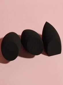 Makeup Sponge, 3pcs Cosmetic Sponge Wet And Dry Face Sponge Beauty Sponges Egg Shaped Makeup Blender,Makeup,Cheap,Room Decor,Vanity,Travel,Bedroom,Makeup Accessories,Puff,Makeup Blender,Powder Puff,Makeup Sponge,Cheap,Stocking Stuffers,Makeup,Makeup Tools,Cheap Stuff,Gifts,Gifts For Women,Christmas Gifts,Giveaways,Travel,Cheap Stuff,Travel Essential - Black - View 4
