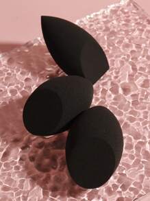 Makeup Sponge, 3pcs Cosmetic Sponge Wet And Dry Face Sponge Beauty Sponges Egg Shaped Makeup Blender,Makeup,Cheap,Room Decor,Vanity,Travel,Bedroom,Makeup Accessories,Puff,Makeup Blender,Powder Puff,Makeup Sponge,Cheap,Stocking Stuffers,Makeup,Makeup Tools,Cheap Stuff,Gifts,Gifts For Women,Christmas Gifts,Giveaways,Travel,Cheap Stuff,Travel Essential - Black - View 9
