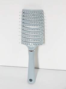 1入組帶手柄的蓬鬆狀肋骨梳,家用梳子,可干濕兩用,不傷髮,可用於沐浴按摩,毛髮保養 - 藍色 - 查看 3