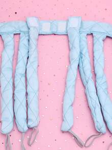 Rodillo de pelo en forma de pulpo, 1 pieza de rodillo de pelo azul sin calor para herramientas de peluquería DIY - Azul - Ver 4