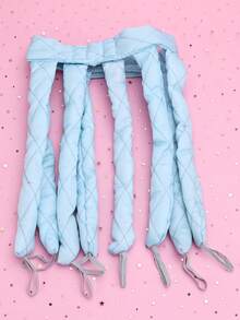 Rodillo de pelo en forma de pulpo, 1 pieza de rodillo de pelo azul sin calor para herramientas de peluquería DIY - Azul - Ver 8