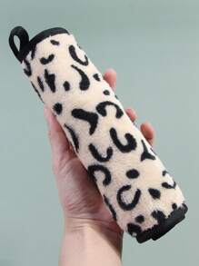 Facial Cleaning Towel,5Pcs 39.5 X 20.7Cm Leopard Pattern Makeup Towel Wash Cloth For Skin Care - Multicolor - View 5