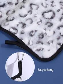 Facial Cleaning Towel,3Pcs 39.5 X 20.7Cm Leopard Pattern Makeup Towel For Face Washing - Grey - View 7