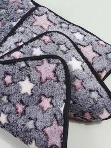 Facial Cleaning Towel,3Pcs 39.5 X 20.7Cm Star Pattern Makeup Towel Facial Cloth For Skin Care - Grey - View 8