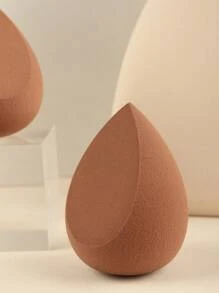 Makeup Sponge, 2pcs Super Soft Coffee Color Beauty Sponge Egg Water Drop Cut Cosmetic Sponge Makeup Blender,Makeup,Cheap,Room Decor,Vanity,Travel,Bedroom,Makeup Accessories,Puff,Makeup Blender,Powder Puff,Makeup Sponge - Coffee Brown - View 3