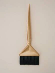 一款金色和黑色柔软尼龙染发扫刷，适用于喷漆、美发工具、美发产品和配件，是理发店美容旅行必备品、返校季、旅行度假必备品、女士美发配件、后梳梳、吹风机、头发、理发师、美发工具、美发产品、边缘梳、造型梳、吹风机、美发用品、发胶、卷发产品、剪发剪刀、圣诞节、理发店、美发、吹风机、卷发梳、美发设备、旅行必备品、发型、美发、头发、旅行、美发产品、美发工具、美发用品、理发师、理发师配件、理发店、美发设备 - 金色 - 查看 4