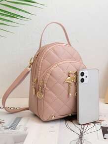 1 Ba Lô Thiên Nga Mini, Túi Đa Năng Cho Trẻ Em - Hồng - Xem 4