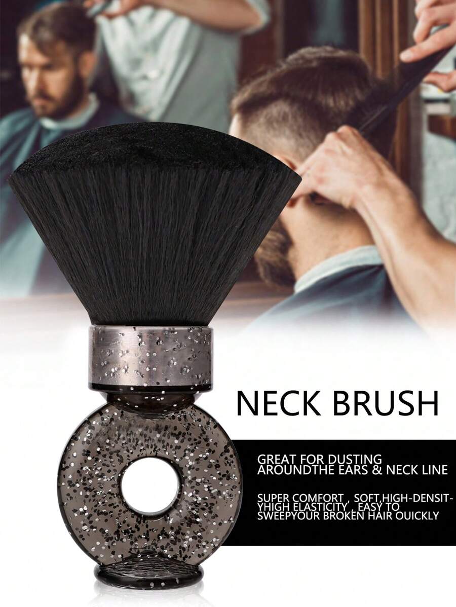 New Fashion Hairdressing Neck Brush, Facial Cleaning Duster, Soft Fiber Hair Brush - Multicolor - View 1