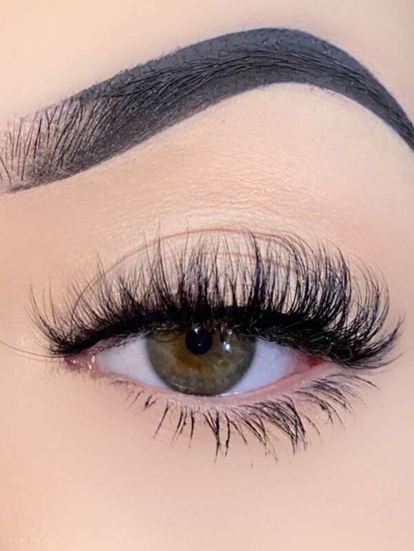 Maquillage Faux Cils , 1 paire Séparé Faux Vison Faux Cils Faux Cils Ruban