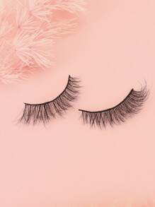 Lông Mi Giả, 10 Đôi 3D Mắt Mèo Lông Mi Giả Lộn Xộn Giả Chồn Lông Mi Mềm Mại Tự Nhiên Hàng Mi - màu đen - Xem 4