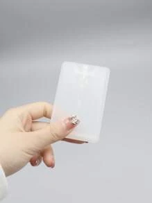 1入組20ML卡片形狀空香水噴霧瓶旅行必備爽膚水分裝噴霧瓶 - 無色 - 查看 1