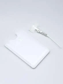 1入組20ML卡片形狀空香水噴霧瓶旅行必備爽膚水分裝噴霧瓶 - 無色 - 查看 5