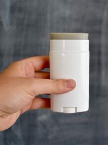 1pc 75ml 2.5oz Diy Deodorant Stick Container - White - View 3