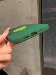 3D愛心裝飾手機外殼 - 綠色 - 查看 3