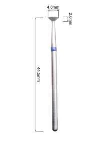Máy Tính Ngược Nón Móng Khoan Kim Cương Giả Cắt Sạch Burr Nga Nhà Máy Điện Làm Móng Tay - Màu xanh lam - Xem 2