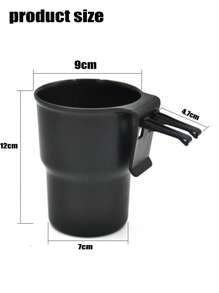 Máy Tính Màu Đen Xe Ô Tô Đa Chức Năng Cốc Uống Nước, Thùng Rác, Sắp Xếp Lưu Trữ Cho Đa Năng Các Mẫu Xe Ô Tô Có Lỗ Thông Khí, Lưng Ghế, cửa, Tay Vịn - màu đen - Xem 4