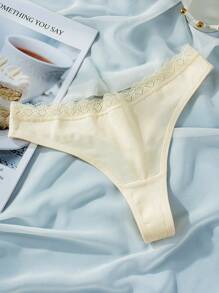 Snug Zone 5 条装对比色蕾丝性感内裤 - 彩色 - 查看 4
