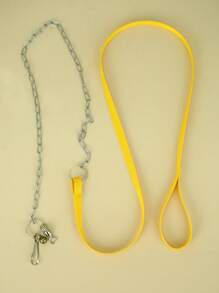 1入組素色龜戶外牽引繩 - 黃色 - 查看 4