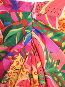 Travachic Váy nữ Bất đối xứng Nhiệt đới Boho - Nhiều màu - Xem 7