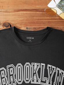 Plus Letter Graphic Tee - Black - View 4