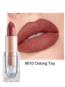 HANDAIYAN 12色哑光水晶唇膏套装，3.5克/支，裸色和梅子色唇彩，适合万圣节、圣诞节、露营、节日、脸部彩绘，女士化妆品，Y2K时尚的理想之选，生日/情人节/母亲节礼物佳选，派对必备 - 10 Barn Red - 查看 1