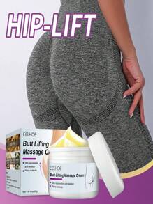 按摩產品時髦奶油,1入組滋養身體奶油緊緻瘦身霜提升臀部適合女士 - 黃色 - 查看 1