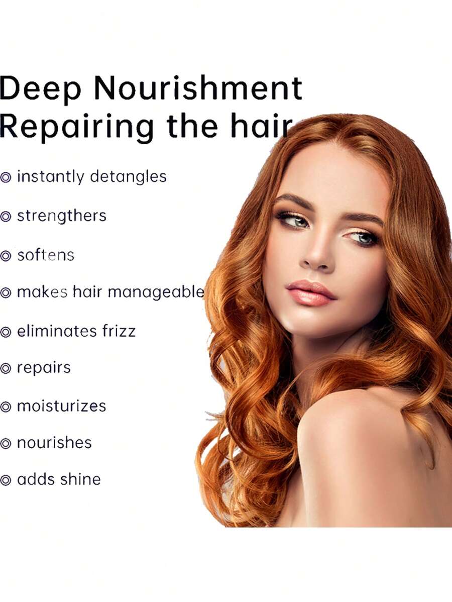 Hair Essential Oil,50Ml Coconut Oil LeaveIn Spray Conditioner Hair Treatment Oil Straightening