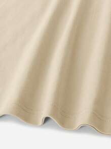 ROMWE MEN Anime 男士棉汽車印花T恤 - 杏色 - 查看 3