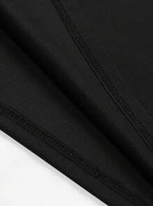 Manfinity Homme Men Zip Front Polo Shirt - Black - View 6